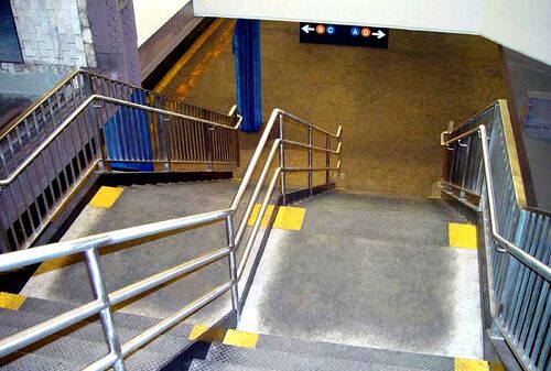 Aktueller Firmenfall über Edelstahl-Treppengeländer für Transitstationen