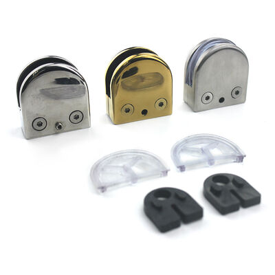 Qualität  Stainless Steel Glass Railing Clamp Bracket - Corrosion Resistant with Multiple Finishes for Frameless Glass Panels usine