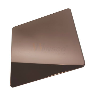 Antikes Superedelstahlblech-Bronzefarbe des spiegel-316l mit SS 201 Grad 304 316