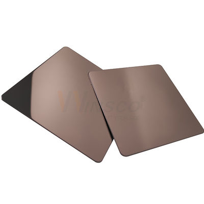 Spiegel beendete Brown, AISI 201 zu färben Blechtafel des Edelstahl-304 316