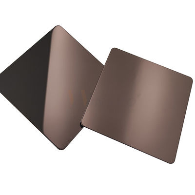 Spiegel beendete Brown, AISI 201 zu färben Blechtafel des Edelstahl-304 316