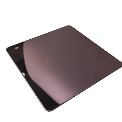 AISI Rose Gold 5x10 walzte 201 Spiegel-Blech der Edelstahl-Platten-8k kalt