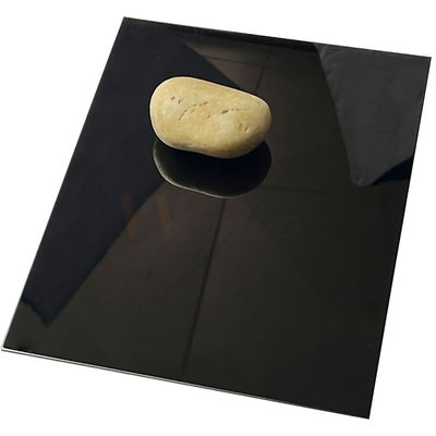 1500mm Titan-PVD Grad des Superder spiegel-Edelstahlblech-Schwarz-Farbe304