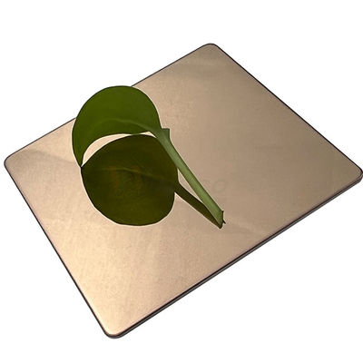 Superblech des spiegel-AISI 304 304L Rose Gold Decorative Stainless Steel