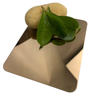Superblech des spiegel-AISI 304 304L Rose Gold Decorative Stainless Steel