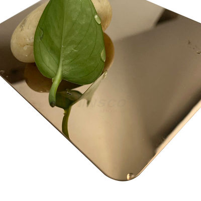 Superblech des spiegel-AISI 304 304L Rose Gold Decorative Stainless Steel
