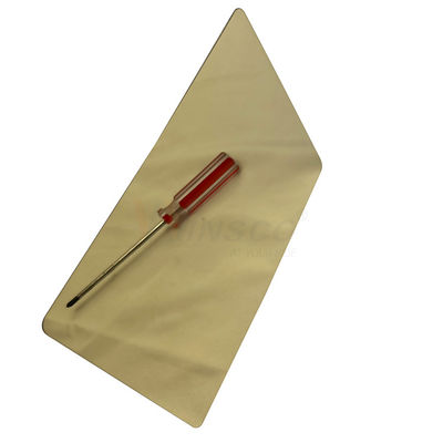 1250mm Supertitan-Goldbeschichtung des spiegel-Edelstahlblech-316