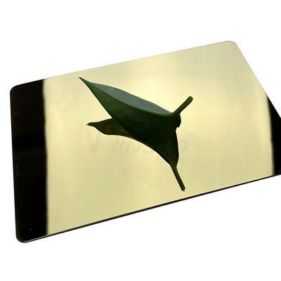 1250mm Supertitan-Goldbeschichtung des spiegel-Edelstahlblech-316