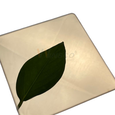 Dauerhaftes Superspiegel-Edelstahlblech SS 316 kaltgewalzt mit Rose Gold Coating