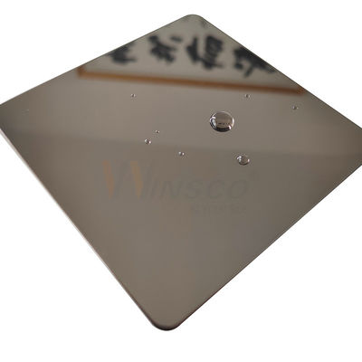 Bronzesuperfarbe SS 201 des spiegel-Edelstahlblech-PVD 304 316