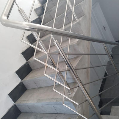 Spiegel fertiger Edelstahl Inox AISI 201 Hauptgeländer des treppenhaus-304 316
