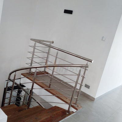 Grad der hohen Qualität 201 Treppen-Handlauf Inox-Treppen-Geländer des Edelstahl-304 316