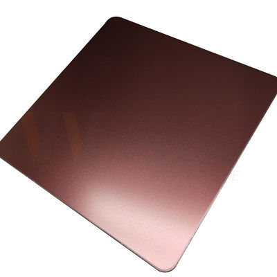 1250mm sprengte dekorative Edelstahlblech-Perle fertige Rose Gold Grade 201 304 316