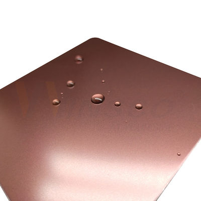 1250mm sprengte dekorative Edelstahlblech-Perle fertige Rose Gold Grade 201 304 316