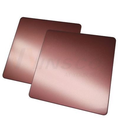 1250mm sprengte dekorative Edelstahlblech-Perle fertige Rose Gold Grade 201 304 316