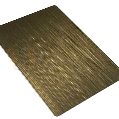316 schwärzte dekorative Hand des Edelstahlblech-3mm gebürstete grüne Bronze