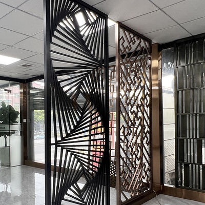 Spitzenwand-Art Stainless Steel Divider Screen-Fach für Schlafzimmer-Entwurf