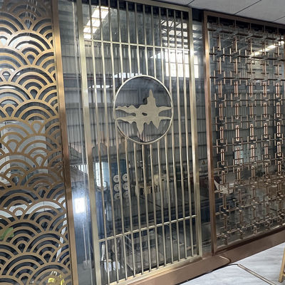 Architekturedelstahl-Schirm-Fach-Metallwand-Teiler nach Maß