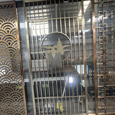 Architekturedelstahl-Schirm-Fach-Metallwand-Teiler nach Maß