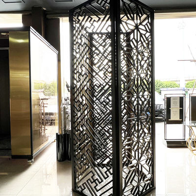 Hotel-Lobby-Fach-Entwurfs-Edelstahl-Wand-Teiler