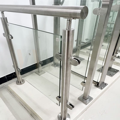 Grad 201 Metallherstellungs-Geländer-Spalte des Edelstahl-304 316 für Treppenhaus-Zaun