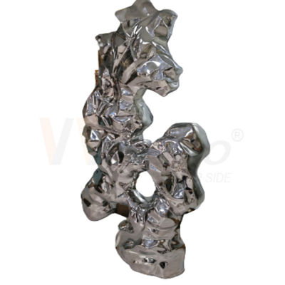 Metallherstellungs-Wasser-Kräuselung Finshed-Büro-Dekorations-Skulptur-Metall des Edelstahl-8k