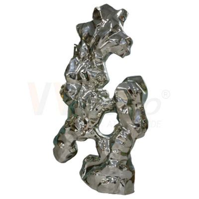 Metallherstellungs-Wasser-Kräuselung Finshed-Büro-Dekorations-Skulptur-Metall des Edelstahl-8k
