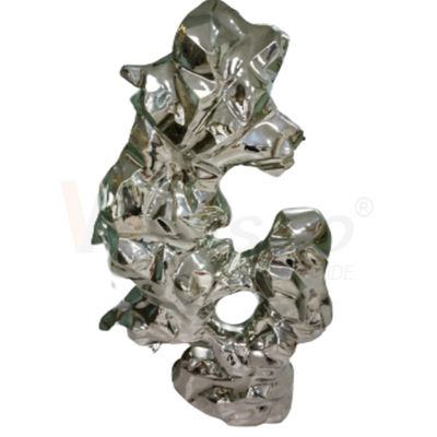 Metallherstellungs-Wasser-Kräuselung Finshed-Büro-Dekorations-Skulptur-Metall des Edelstahl-8k