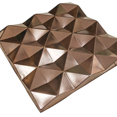 4x8 prägte Edelstahlblech AISI 201 304 316 Rose Gold Brushed Ornamental