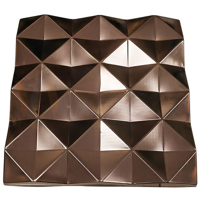 4x8 prägte Edelstahlblech AISI 201 304 316 Rose Gold Brushed Ornamental