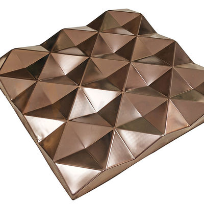 4x8 prägte Edelstahlblech AISI 201 304 316 Rose Gold Brushed Ornamental