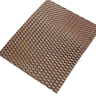 Farbe AISI 201 Rose Golds PVD 304 316 Spiegel 5WL formen prägeartiges Edelstahlblech