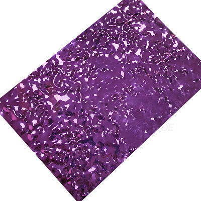 Purpurrote Farbe prägeartige Edelstahlblech-kleine Wasser-Kräuselungs-Antigleiter-Straßen-Platten