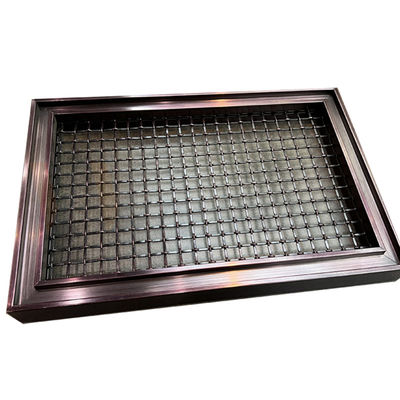 Kaffee-Farbedelstahl-dekorativer Draht Mesh Panels 201 Grad 304 316
