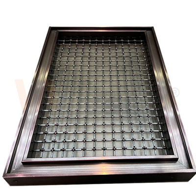 Kaffee-Farbedelstahl-dekorativer Draht Mesh Panels 201 Grad 304 316