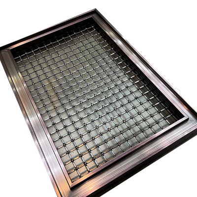Kaffee-Farbedelstahl-dekorativer Draht Mesh Panels 201 Grad 304 316