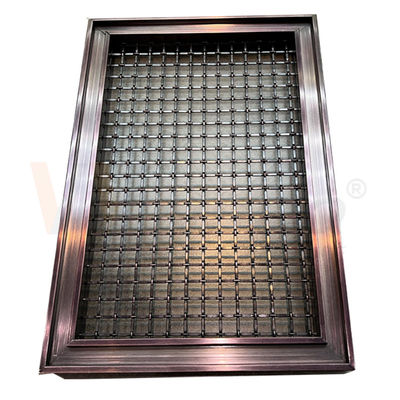 Kaffee-Farbedelstahl-dekorativer Draht Mesh Panels 201 Grad 304 316