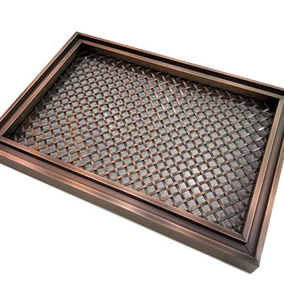 Roter dekorativer BronzeEdelstahl gesponnener Schirm 201 Grad 304 316