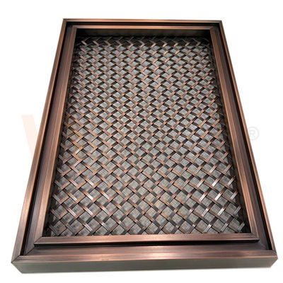 Roter dekorativer BronzeEdelstahl gesponnener Schirm 201 Grad 304 316