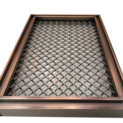 Farbdekorativer Edelstahl Mesh For Home Decoration des Rauten-Form-Gitter-PVD