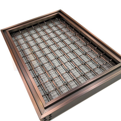 Flexibler Edelstahl-dekoratives Maschendraht 0.4-8mm, die für Einkaufszentrum-Fassade Architektur sind