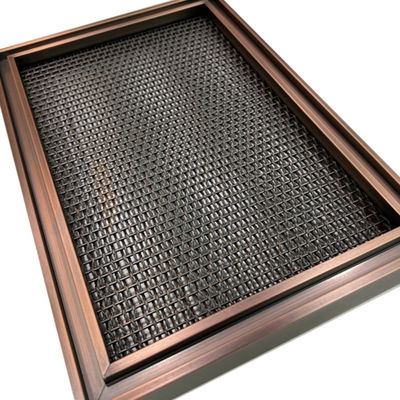 Moderne Beschichtung des Metallentwurfs-Leinwandbindungs-Edelstahl-Maschendraht-0.5mm-8mm PVD