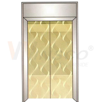 0.8mm Aufzugs-Edelstahlblech-Spiegel-Gold ätzte 4x8ft