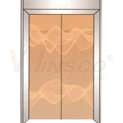 1219mmx2438mm Spiegel-Goldedelstahlblech ätzte fertige Rose Gold
