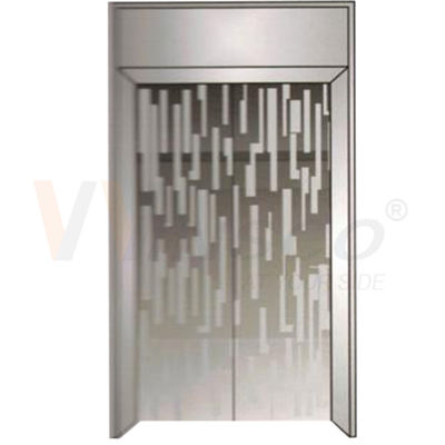 2mm Aufzugs-Edelstahlblech Grey Color Mirror Finished Metal ätzte Muster