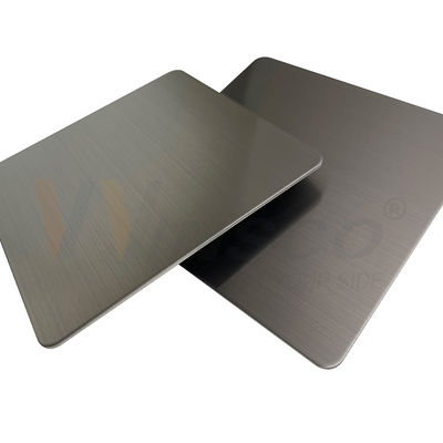 316 Haarstrichedelstahlblech super dekorative SS 201 304 mit Grey Color