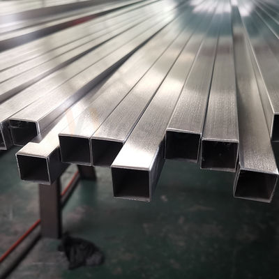 20 mm x 20 mm Edelstahl-Einlog-Quadratrohr