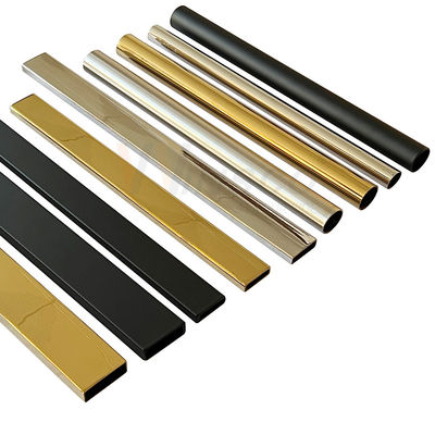 Lärm 304 316 Spiegel-Edelstahl-Badezimmer-Handtuchhalter-Rohr-Duscheinschließungs-Befestigungs-Rohr Pvd-Farbe8k 18k