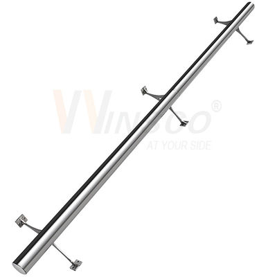 42.4mm 48.3mm 63.5mm Edelstahl Inox-Runden-Rohr polierte Matt Colored Surface Foot Rail-Rohr 201 304 316
