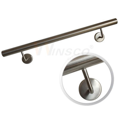 ASTM A554 304 316 Runde Handrählerröhre aus Edelstahl 33,7 ∼ 50,8 mm für Treppenrailsysteme